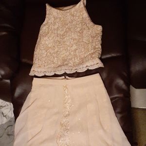 Shirt and skirt fancy